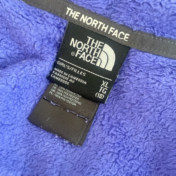 The North Face bluish purple zip up Hoodie - Picture 9 of 11